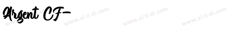 Argent CF字体转换